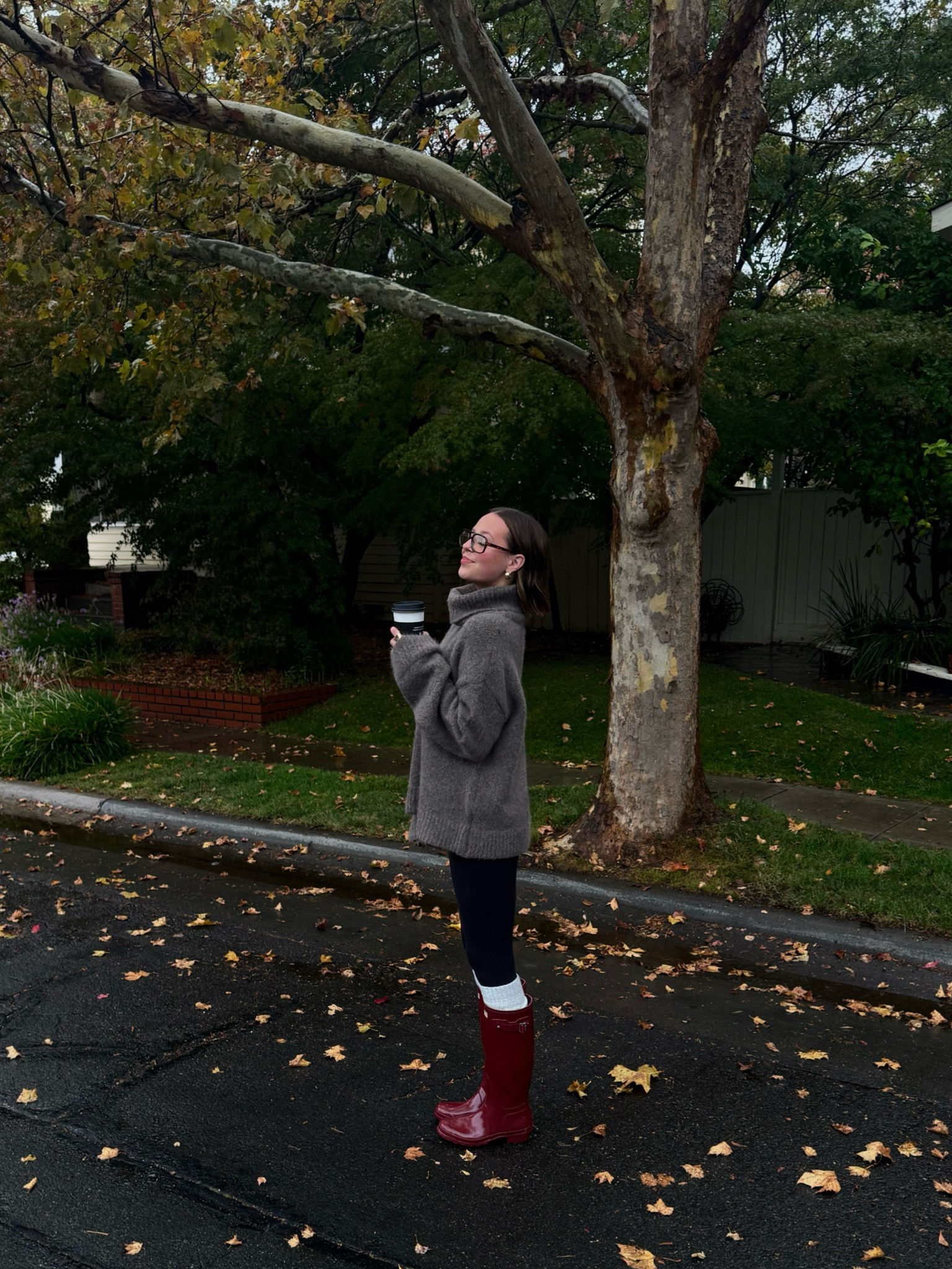 rainy norcal day ☁️☕️🧣