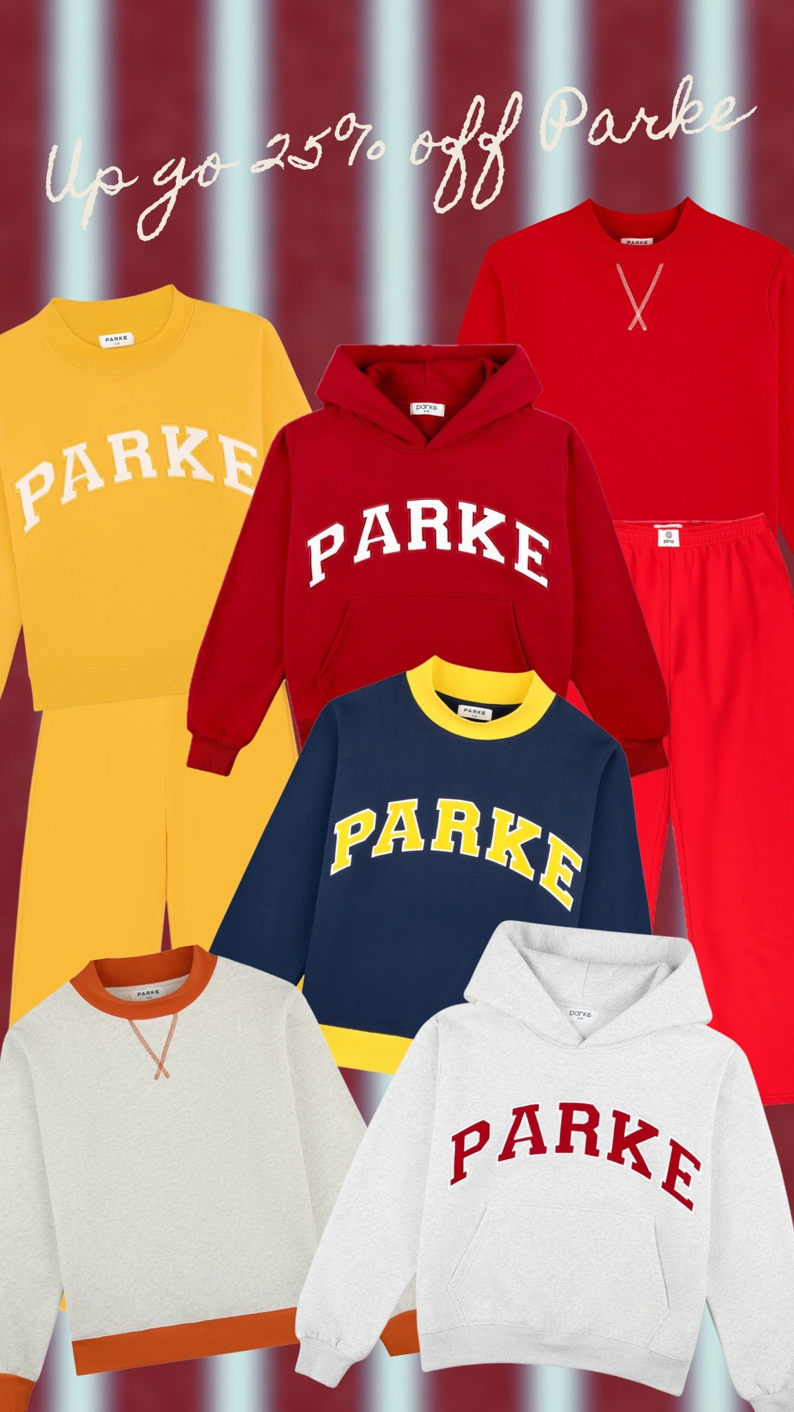 Up to 25% off entire Parke website!

#LTKCyberWeek #LTKGiftGuide #LTKHoliday
