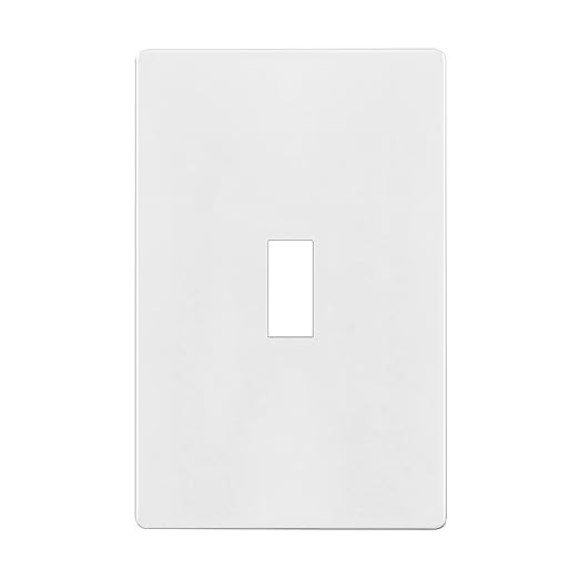 ENERLITES Screwless Toggle Switch Wall Plate, Child Safe Light Switch Cover, Standard Size 1-Gang... | Amazon (US)