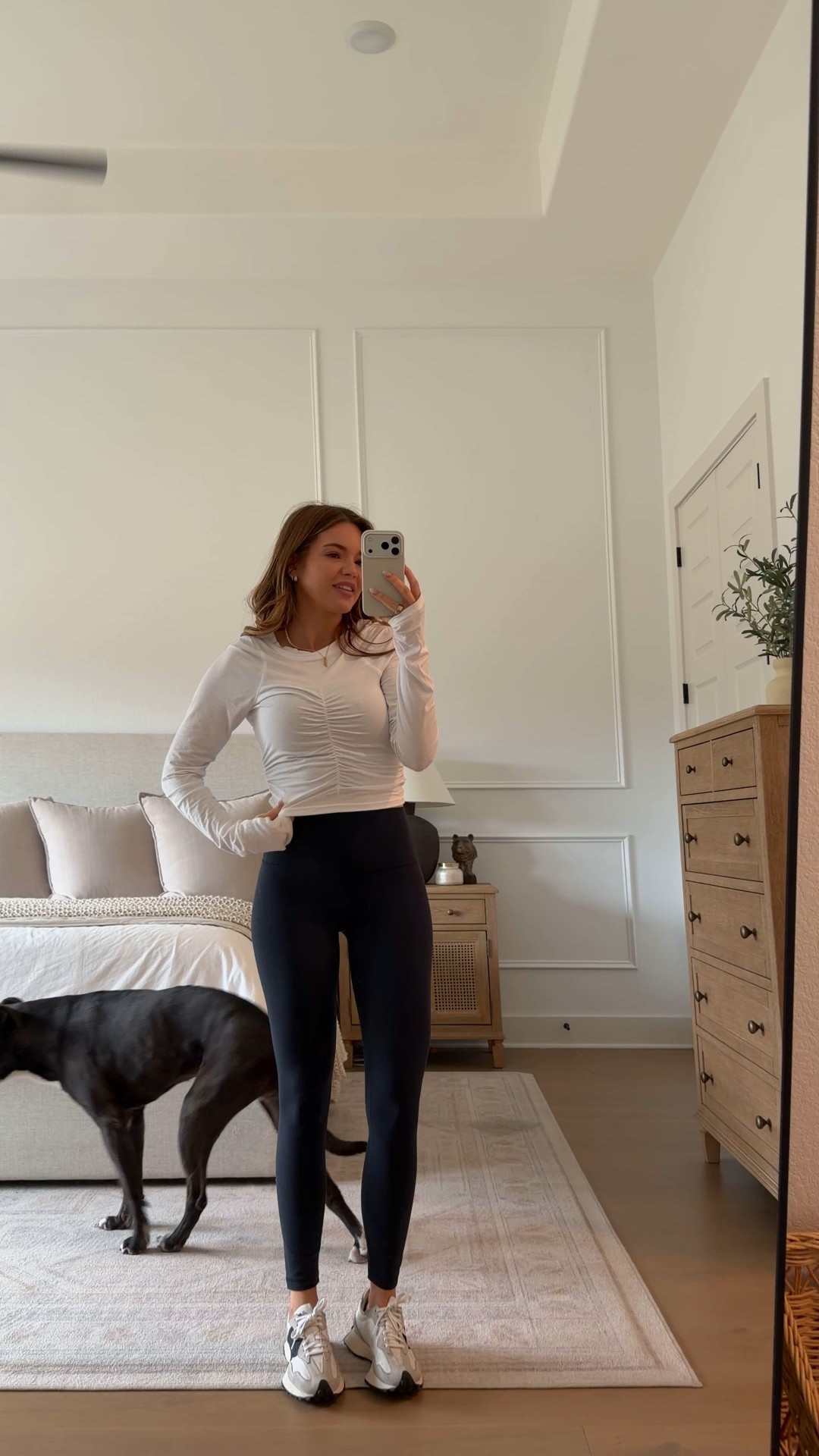 wearing a xs in this amazon set and a small in the long sleeve!