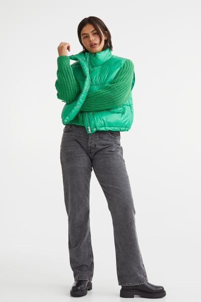 Stand-up-collar Puffer Vest | H&M (US + CA)
