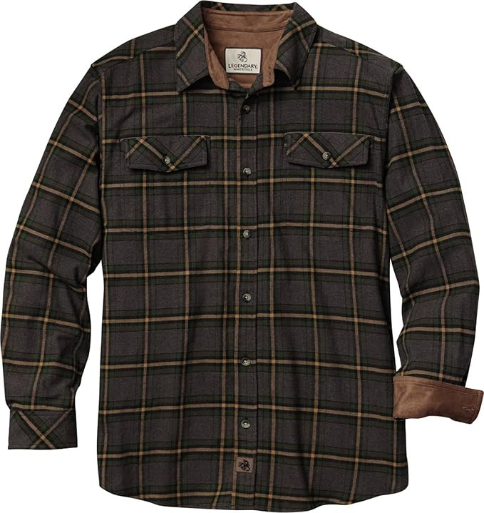 Legendary Whitetails Mens Flannel Shirt Long Sleeve Button Down Relaxed Fit | Amazon (US)