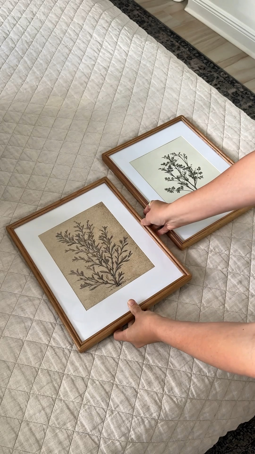 The easiest bedroom corner refresh! I love these vintage neutral prints and the wooden frames! Such a great find!

#LTKvlog #LTKHome #LTKSaleAlert