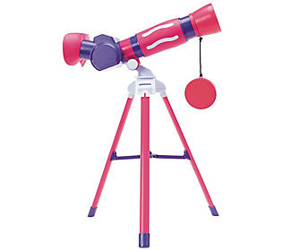 Educational Insights GeoSafari Jr. My First Tel escope Pink | QVC