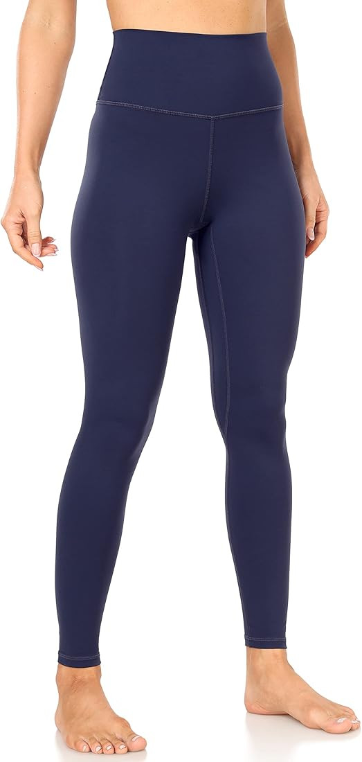YUNOGA Ultra Soft High Waisted Workout Leggings for Women, Tummy Control Full Length Gym Yoga Pan... | Amazon (US)