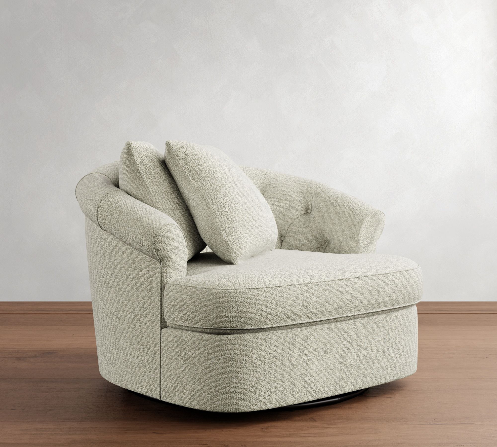 Sutton Swivel Chair | Pottery Barn (US)