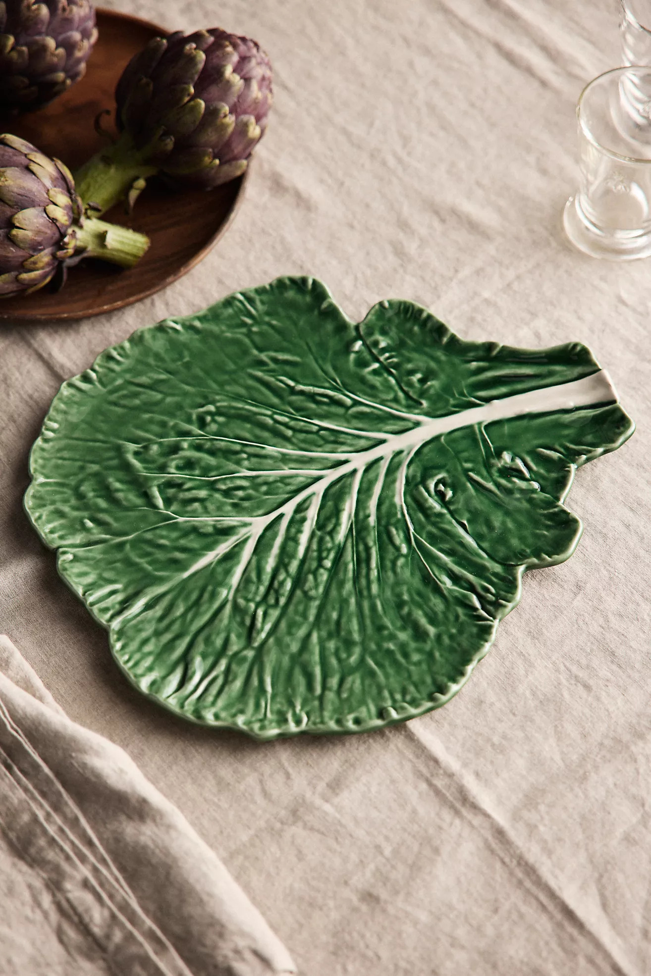 Cabbage Ceramic Cheese Tray | Anthropologie (US)