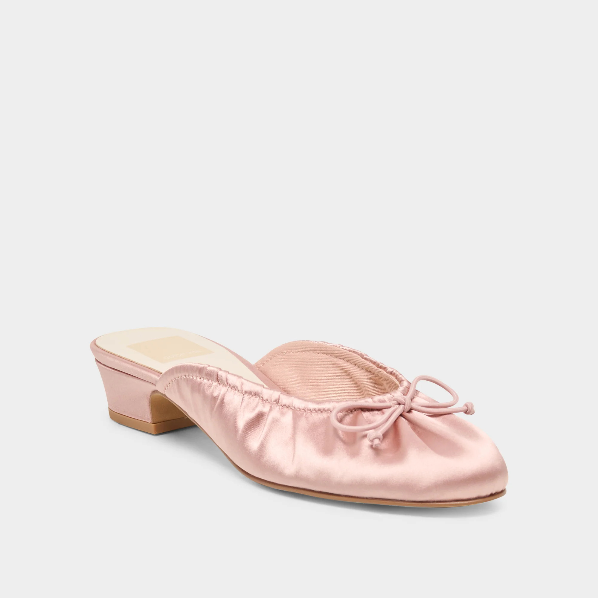 ARDENA SATIN Lt Blush Satin Ballet Heels | Dolce Vita | DolceVita.com
