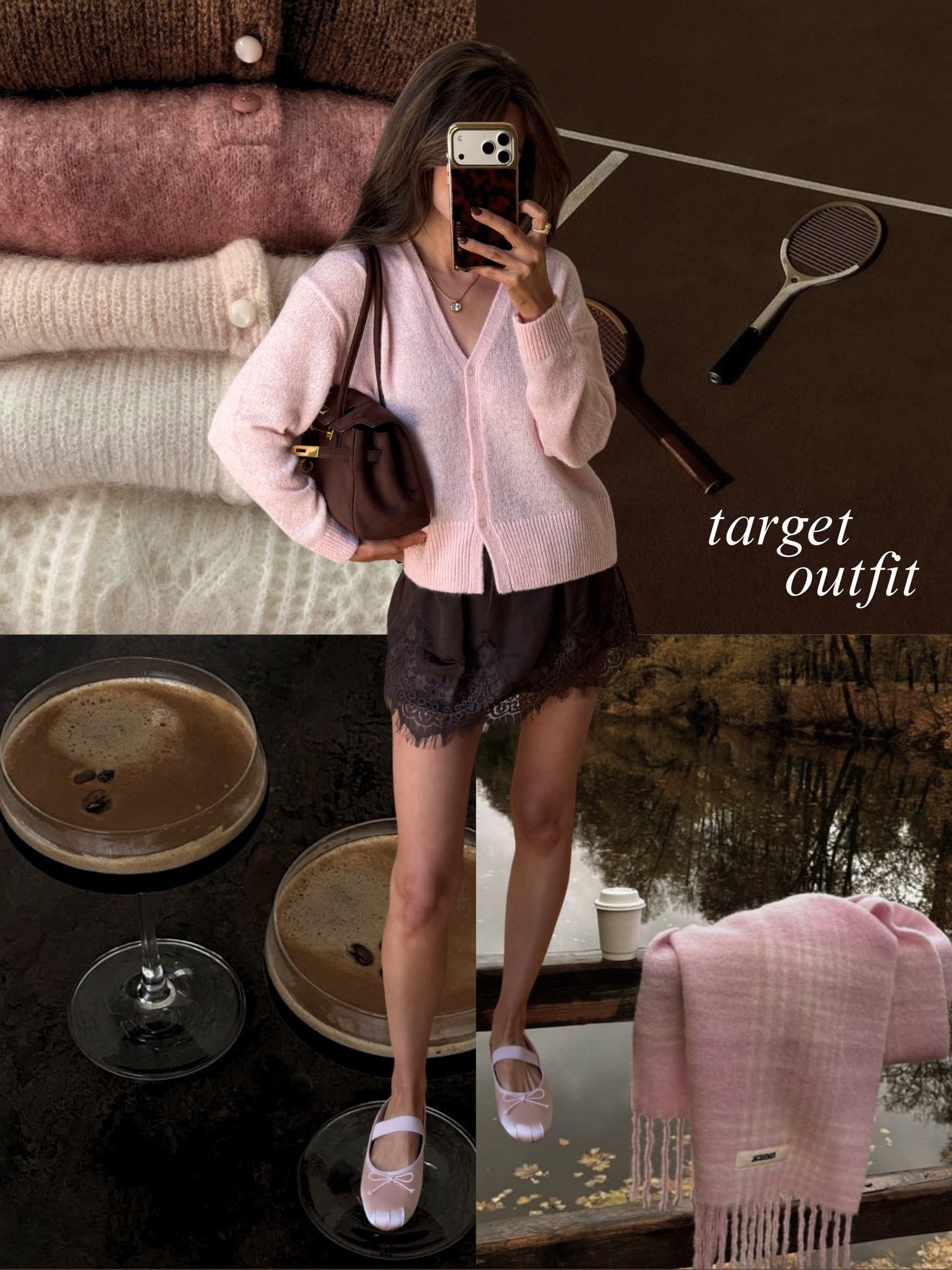 Pink and chocolate brown 💕 sweater, skort and ballet flats are from Target!

#LTKgrwm #LTKdayinmylife #LTKootd