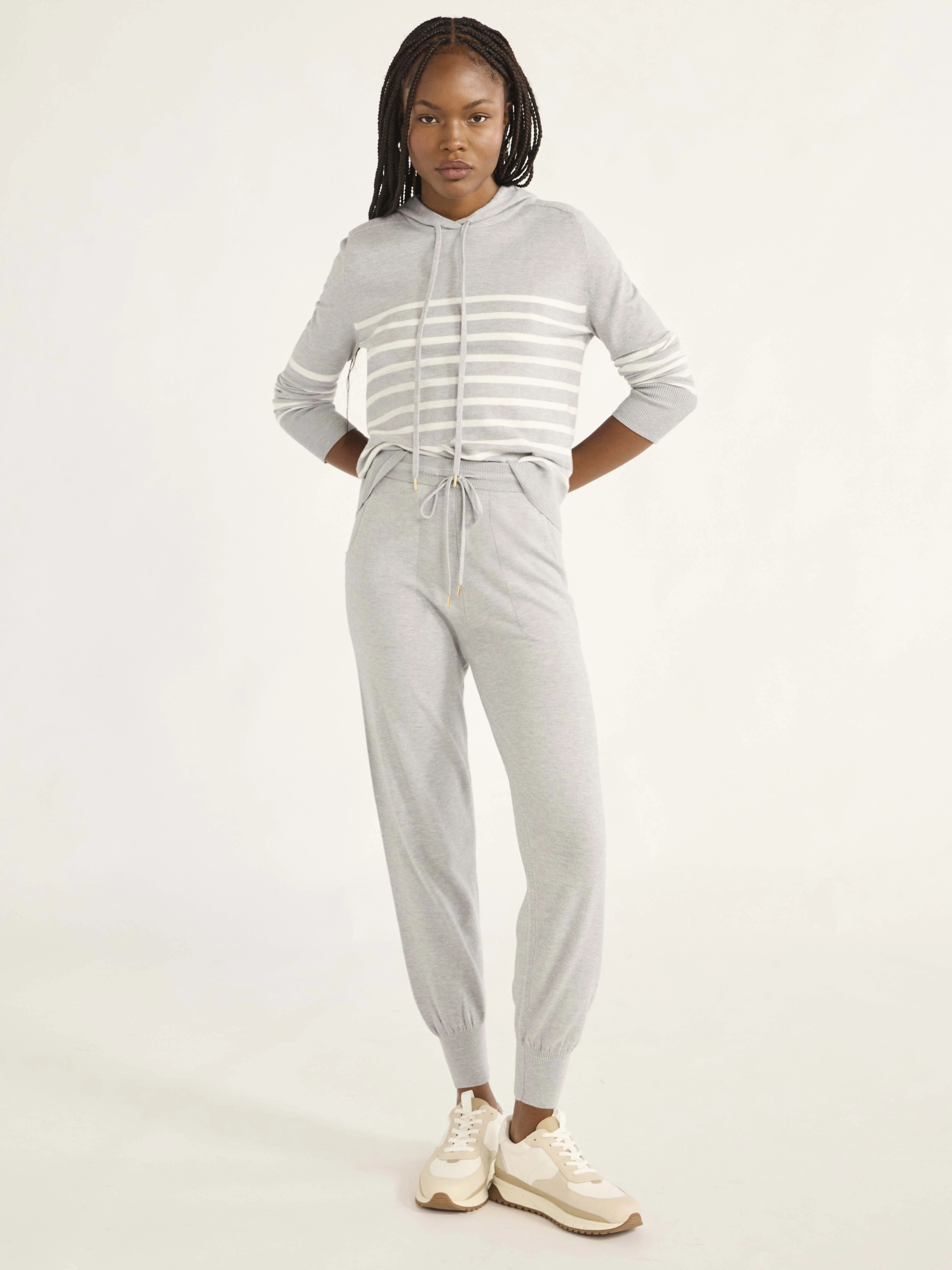 Free Assembly Women's and Women's Plus Rib Cuff Sweater Pant,Size XS-4X | Walmart (US)