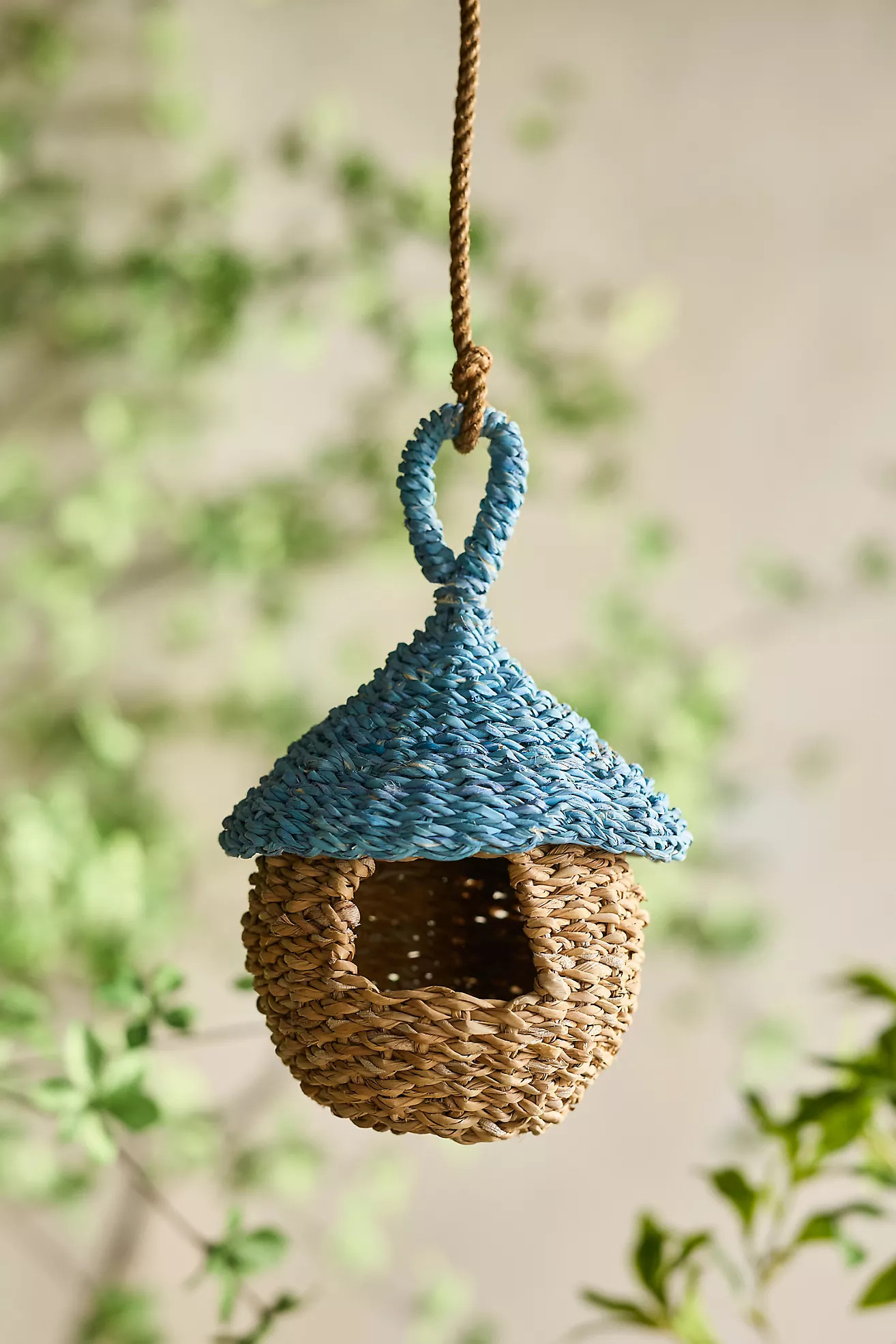 Woven Seagrass Birdhouse, Hut | Anthropologie (US)