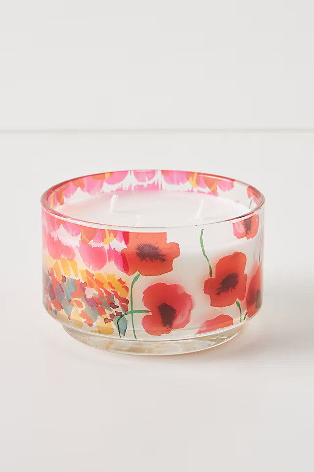A Sunday Painter Glass Candle | Anthropologie (US)