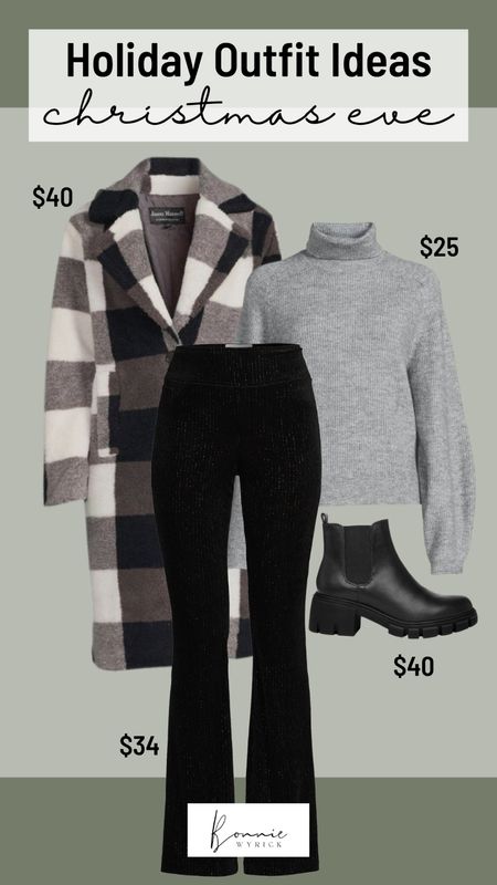 Need a last minute outfit for Christmas Eve church? I’ve got you! Check out this affordable, chic outfit idea from Walmart. 🖤 Christmas Eve Outfit | Holiday Outfit Ideas | Walmart Outfit Ideas | Christmas OOTD | Christmas Eve Outfit | Midsize Fashion | Walmart Fashion

#LTKHoliday #LTKcurves #LTKstyletip