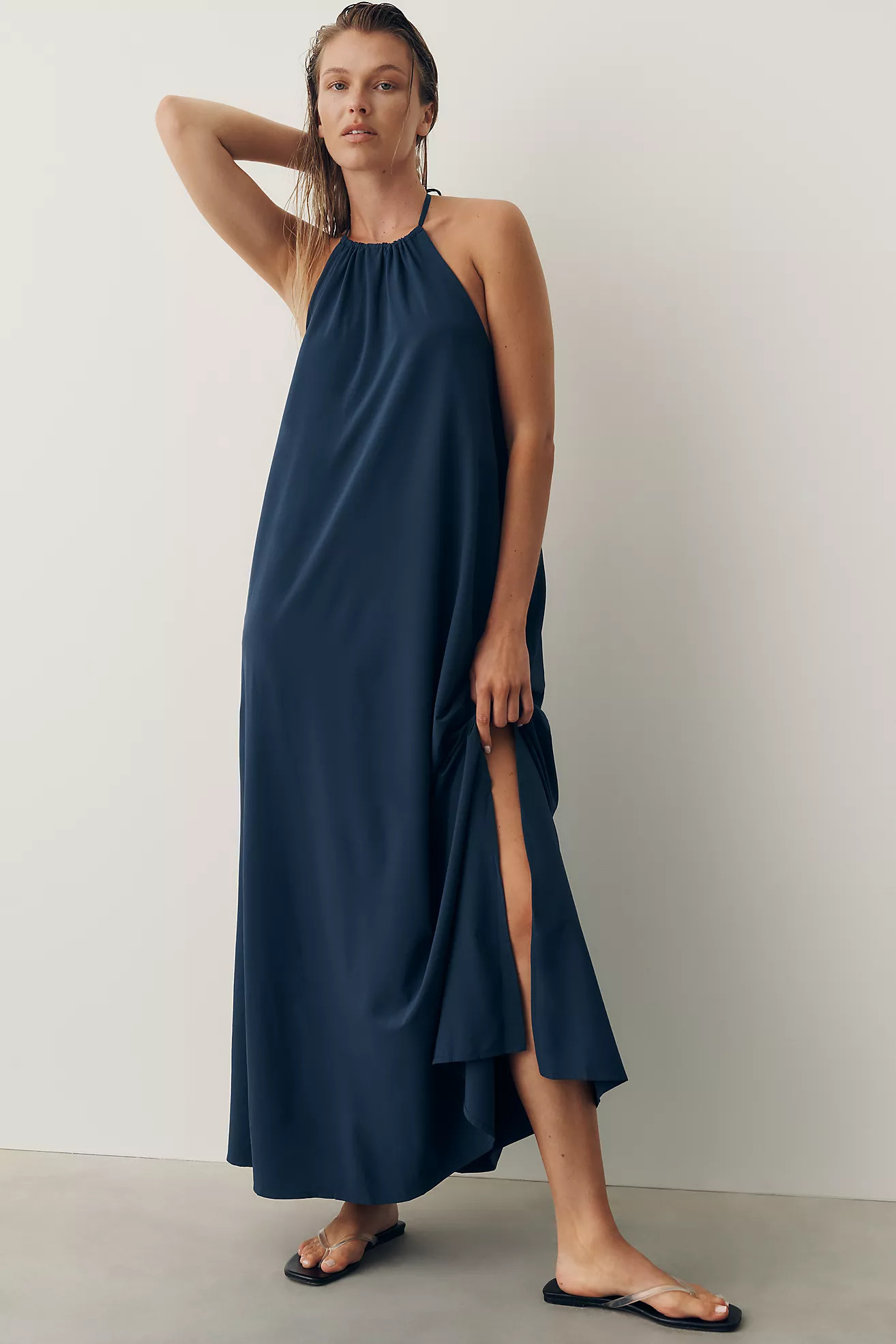 Beyond Yoga Go With The Flow Halter Dress | Anthropologie (US)