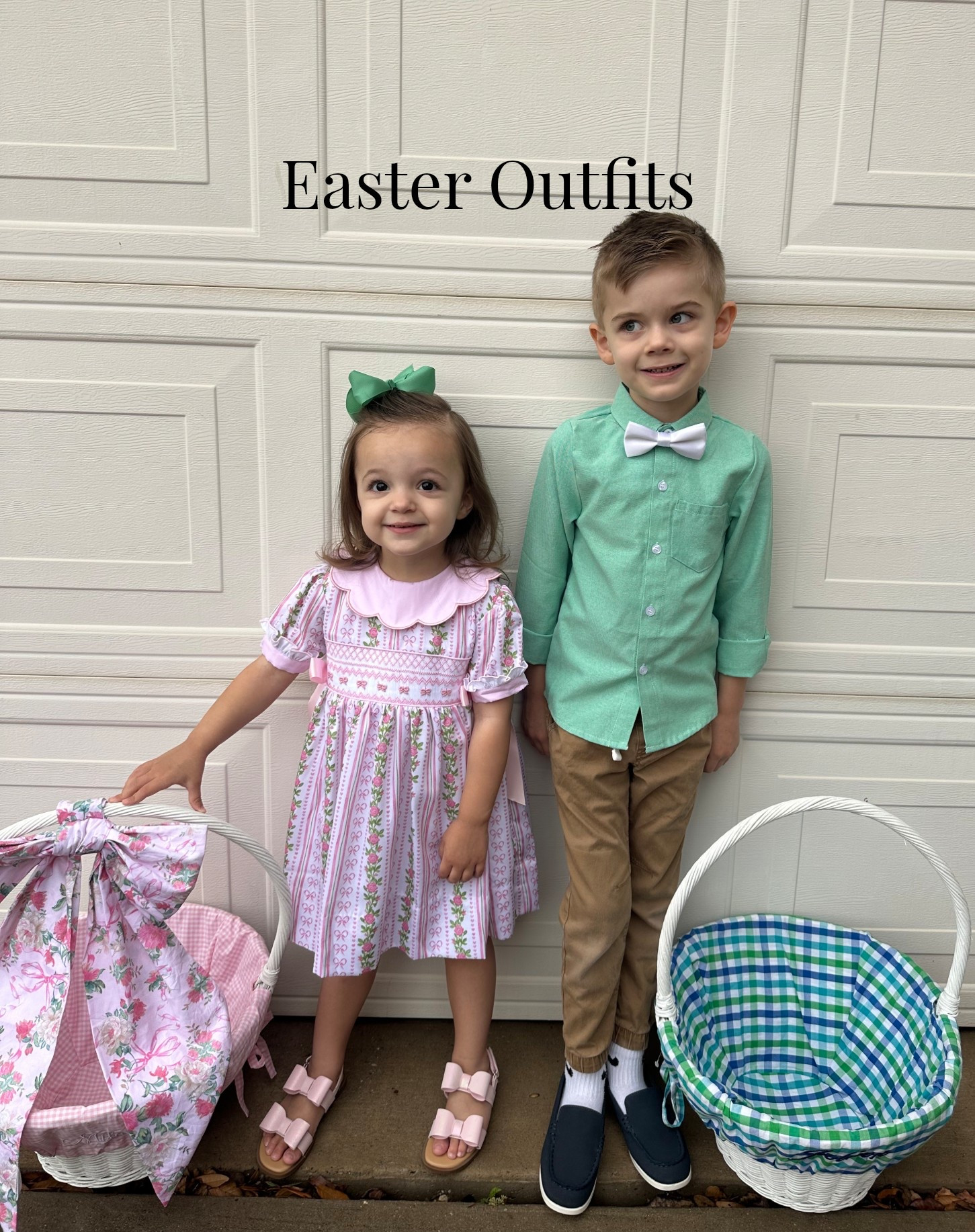 Kids Easter outfits. Smocked Easter dress. Kids Easter baskets. 

#LTKSpringSale #LTKBaby #LTKKids