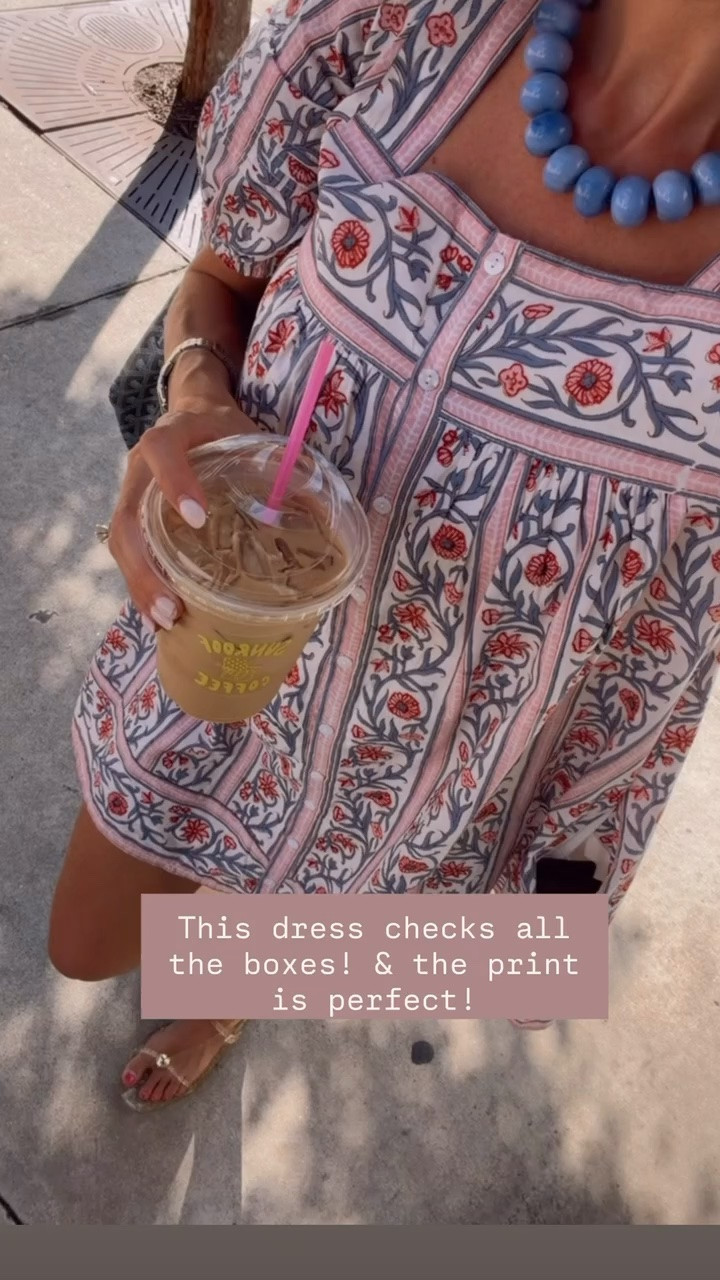 The print on this dress is so feminine and detailed! I love button details as well 🤍 Wore it as an easy and casual look today with my recent favorite jelly sandals! Wearing XS

Loverly grey, printed mini dress, floral flowy mini dress, babydoll style dress, everyday style women, summer fashion for her, Shopbop

#LTKSeasonal #LTKootd