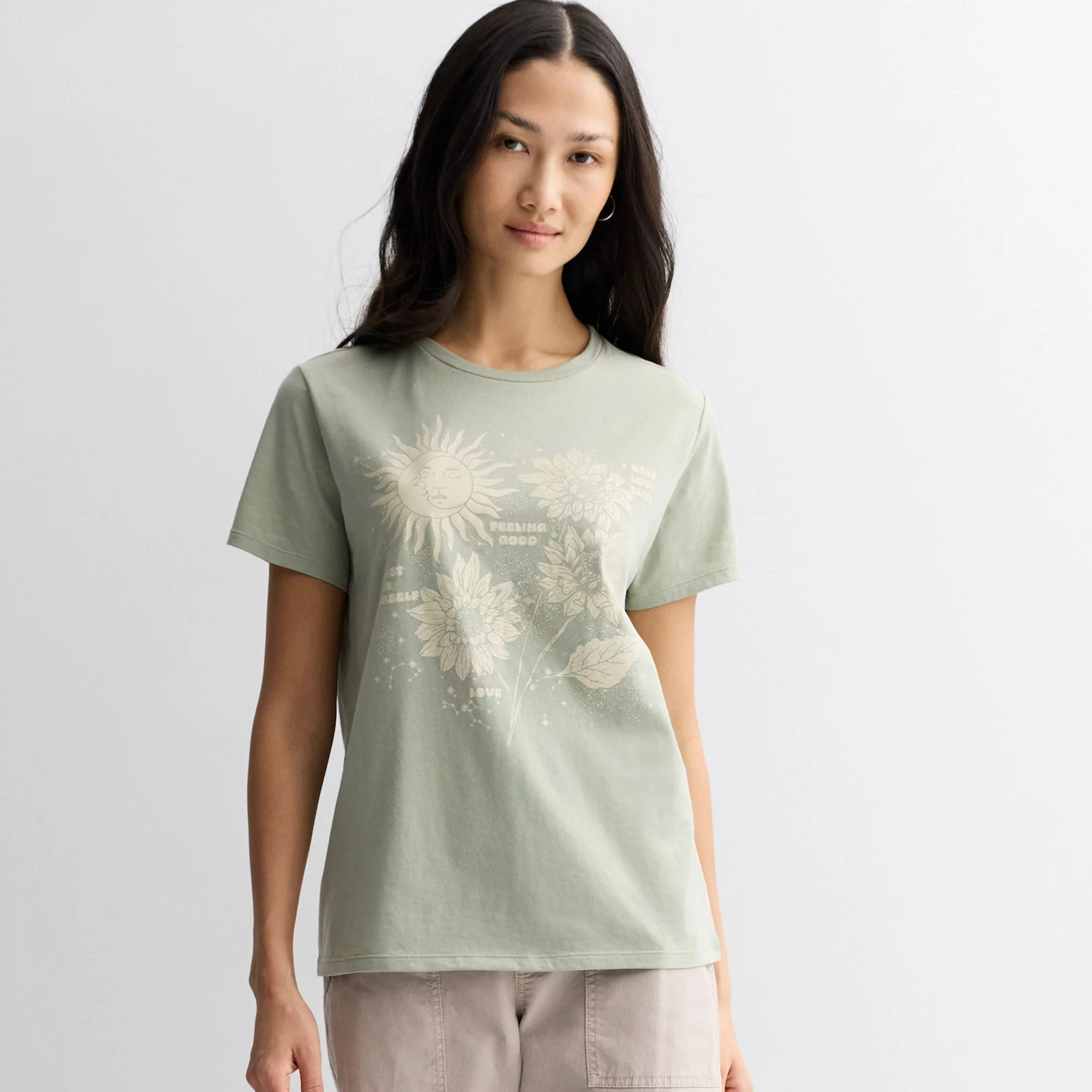 Juniors' Sun Positivity Short Sleeve T-Shirt | Kohl's