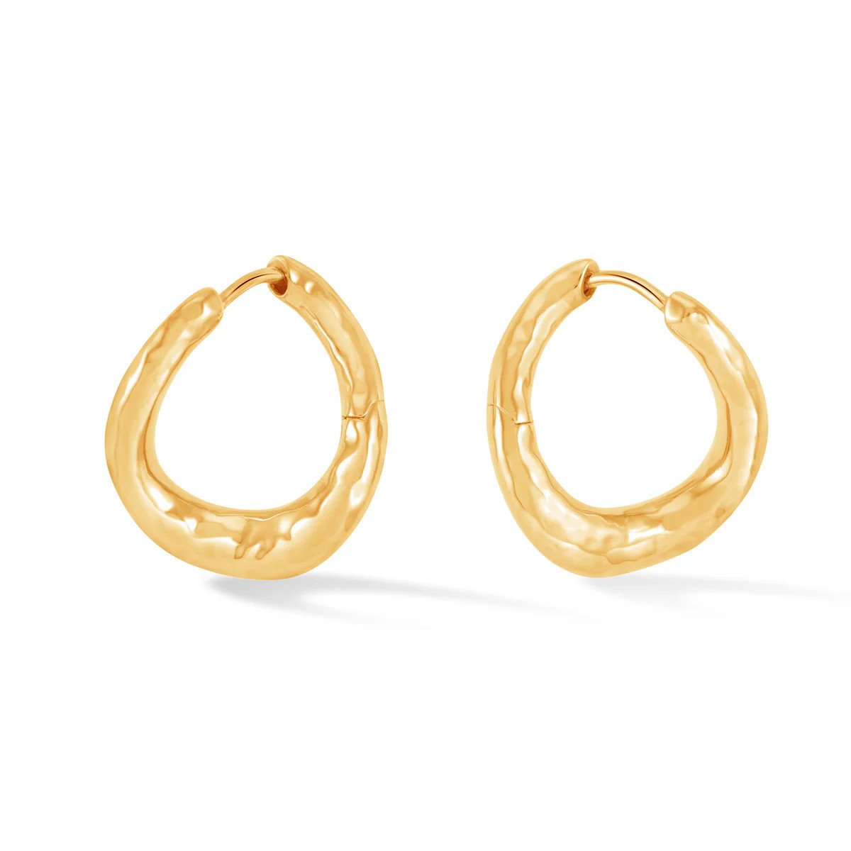 Entwined Twist Huggie Hoops | Dower & Hall