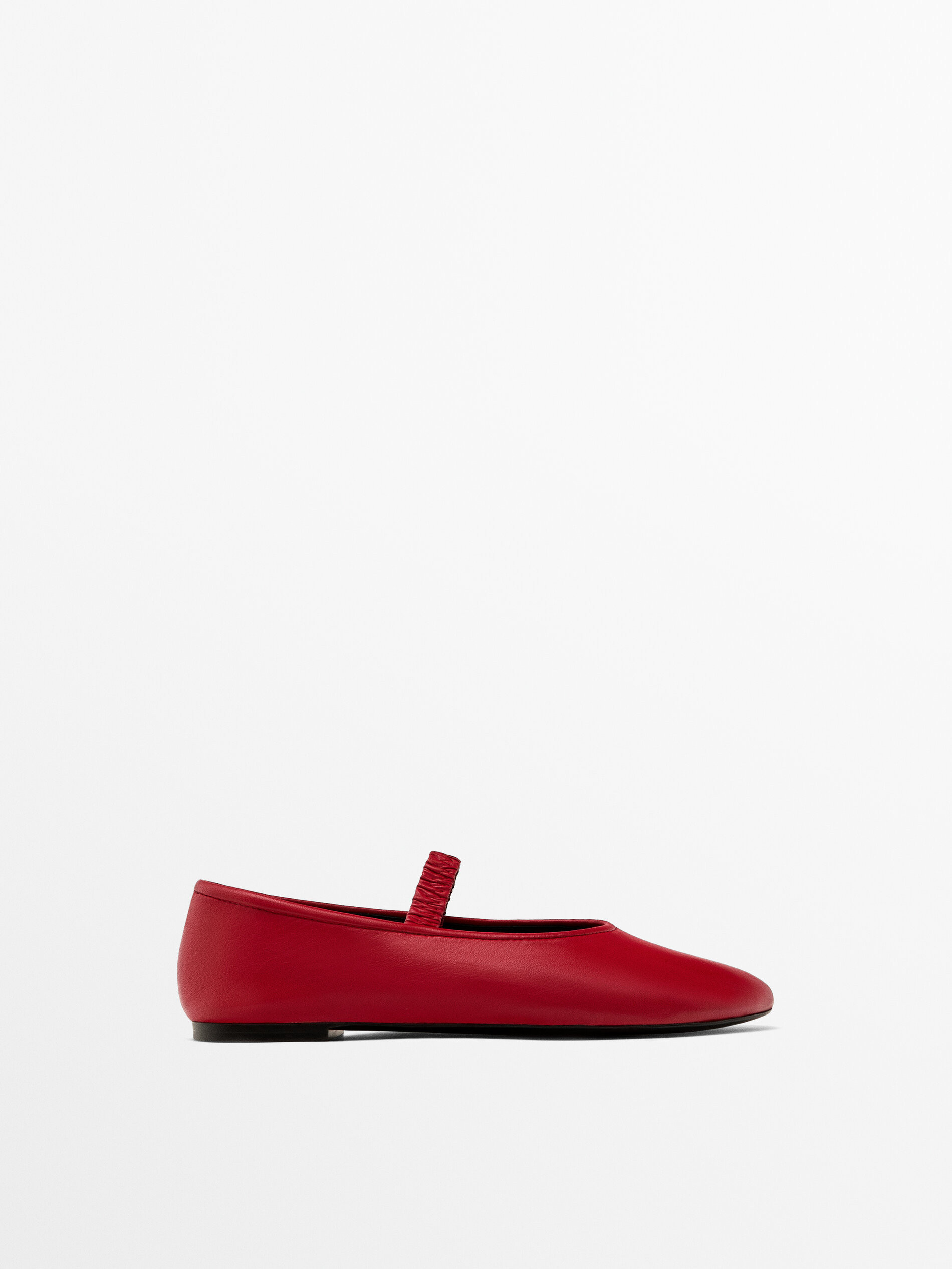 Soft elastic ballet flats | Massimo Dutti US