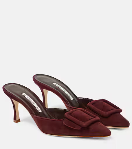 Maysale 70 suede mules | Mytheresa (US/CA)
