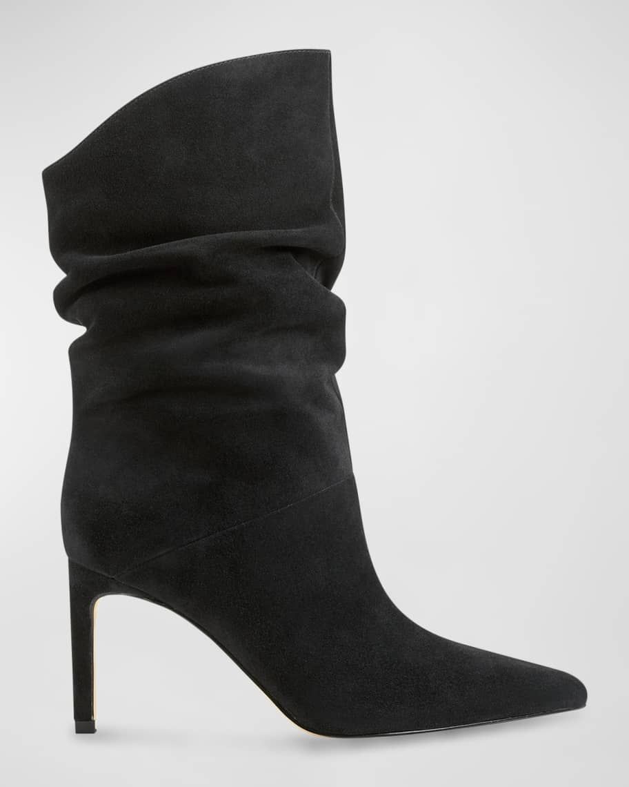 Angi Slouchy Suede Stiletto Boots | Neiman Marcus