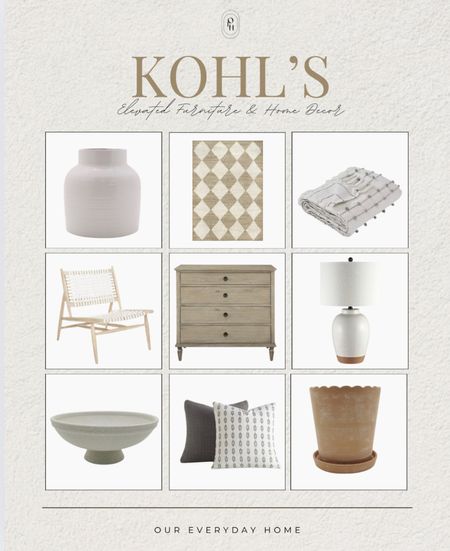Kohls has great furniture and home decor finds right now - many of their pieces are currently are sale too! 

home decor, our everyday home, console table, arch mirror, faux floral stems, Area rug, console table, wall art, swivel chair, side table, coffee table, coffee table decor, bedroom, dining room, kitchen,neutral decor, budget friendly, affordable home decor, home office, tv stand, sectional sofa, dining table, affordable home decor, floor mirror, budget friendly home decor

#LTKFindsUnder100 #LTKHome #LTKSaleAlert