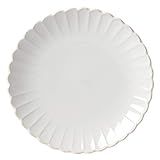Lenox French Perle Scallop Dinner Plate, 1.60 LB, White | Amazon (US)
