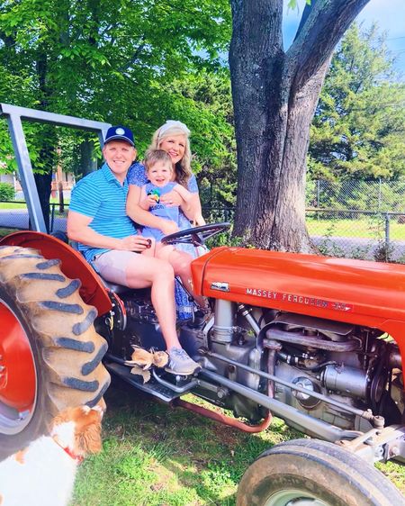 Put your tractor in gear.. Judson’s 3rd birthday is (almost) here!! It sure is nice having “friends with tractors!!” 🚜🌾🎂🐮🎈🤠🌱🐓🎉🧁🌻🐴 #farmthemebirthday #birthdayparty #amonthearly #ouralmostthreeyearold 

We had OH so much fun 🤩 today celebrating our (almost) three year old (a whole month early 🙈 due to mama being just about #9monthspregnant with baby #2 hehe🤰🤭) with all the things he loves the most -  tractors 🚜, farm animals 🐄🐔, barns ♥️, bubbles 🫧, and more!! 🐎  Our sweet little country boy sure did love having his cousins, family, and best friends over to play “on his farm” 😉 and was especially happy about the big red tractor 🚜 our “friends with tractors” 🫶🏽 next door (perks of living here in small town USA hehe 🌾) surprised him with 🥹 and drove into our yard 🏡 first thing this morning!!! 🥰 #farmthemedbirthdayparty #farmthemeparty #farmtheme #friendswithtractors 

We sure do love celebrating our little chicken-loving 🐓, tractor-driving 🚜, rootin’ rootin’ little cowboy boot wearing firstborn cowboy 🤠 - and can’t wait to see him “show the ropes” 😉 to his baby brother SO soon - who can really come any day now these next couple of weeks!!🤰🩵👶🏼 It was so important to me that we gave him a special birthday party 🥳 before baby brother arrived (even if a whole month early), and we are just glad Levi Rhett stayed in mama’s belly long enough for us to do so!! 🥰🤣 #twounderthree 

Happy happy (almost) birthday my sweet firstborn baby boy!! 🎂🎉🧁 You are sooooo very loved and we can’t wait to see you become the very BEST big brother to sweet baby Levi Rhett🤰🩵👶🏼 soon - your best early birthday present of all!! And just before your third birthday the end of next month!! 🥰🫶🏽🥳 #futurebigbrother #bigbrothercowboy #bigbrother #judsonandlevirhett #bestbirthdaypresentever

#LTKfamily #LTKbump #LTKbaby