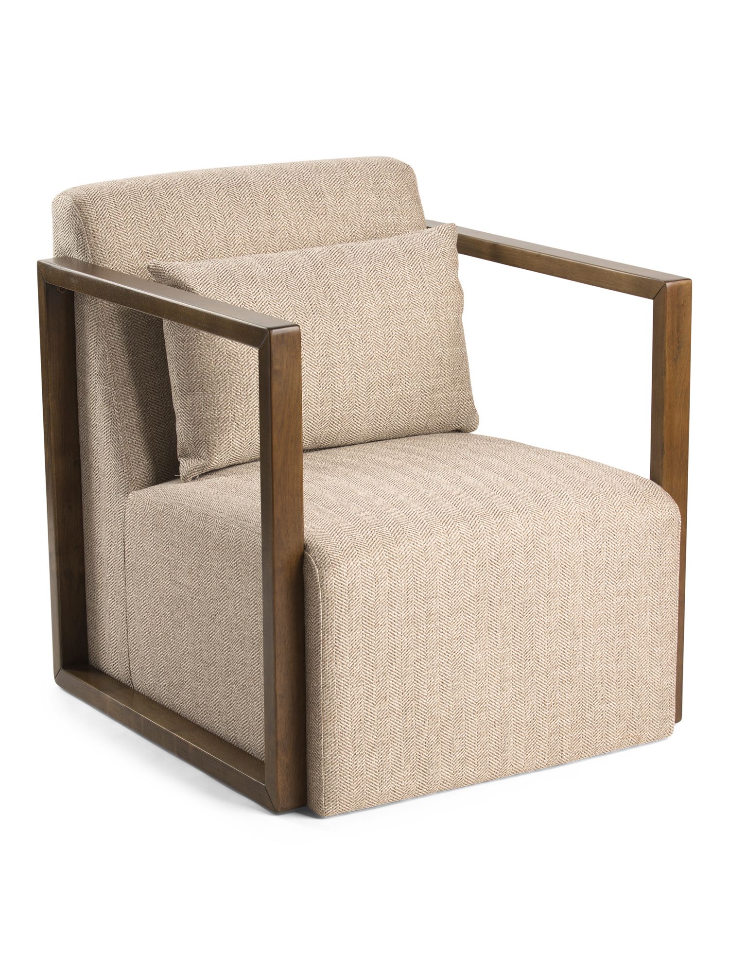 Cielo Wood Arm Accent Chair | TJ Maxx