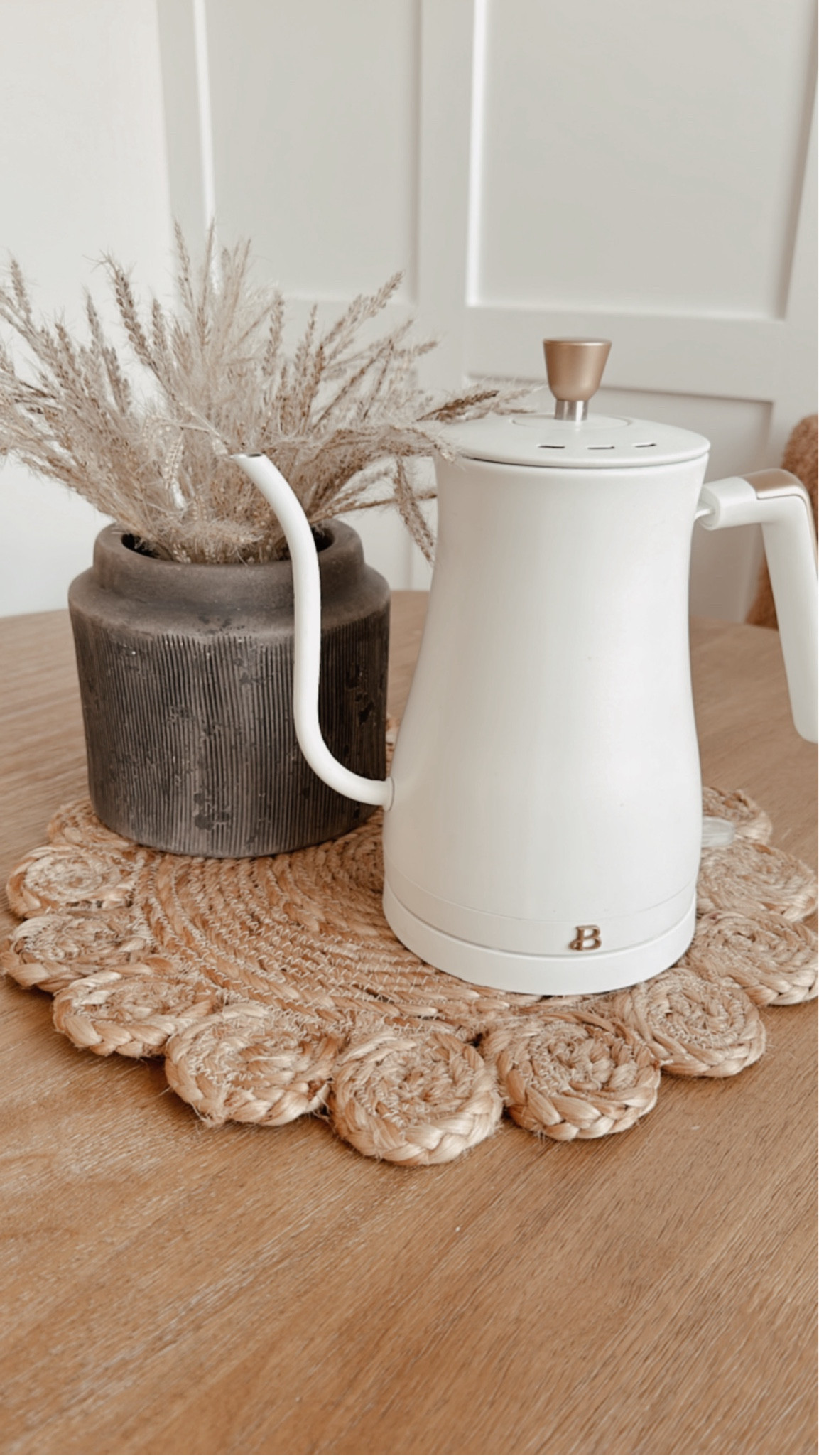 I love this Beautiful 1-Liter Electric Gooseneck Kettle by Drew Barrymore 🤎

#LTKHome #LTKSeasonal