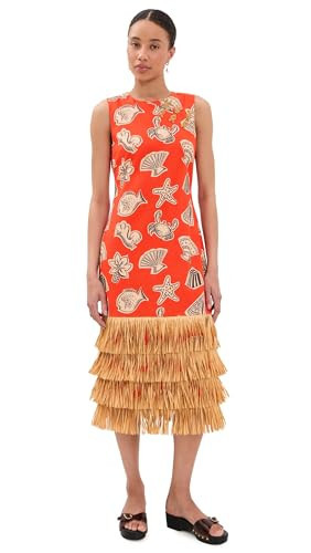 SIMONMILLER Women's Jooni Linen Dress, Playful Sea Print, M | Amazon (US)