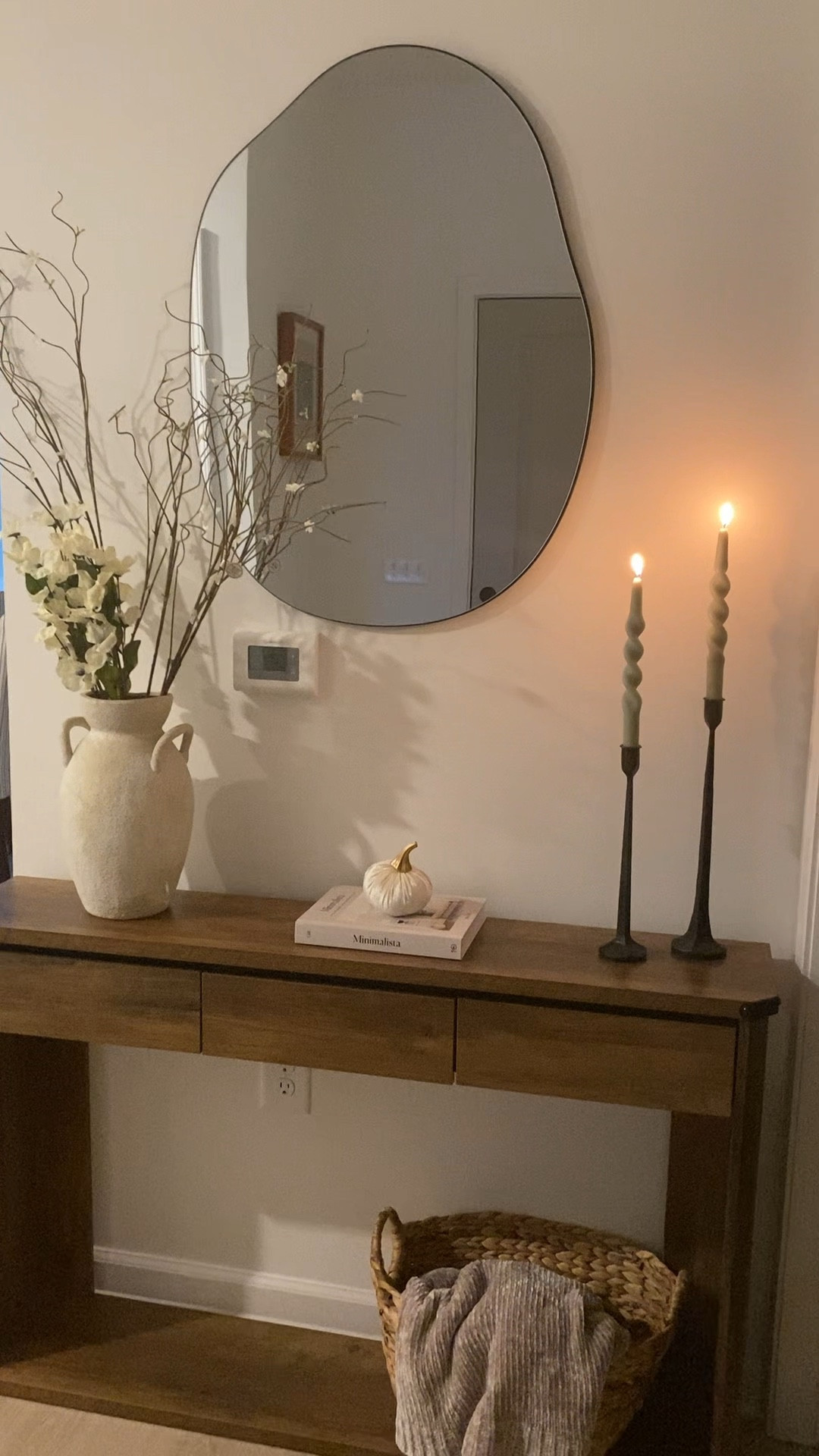 New console table under $150 what ☺️ love it ! Perfect size. Be patient with the set up. 

#LTKSeasonal #LTKHome #LTKxMadewell