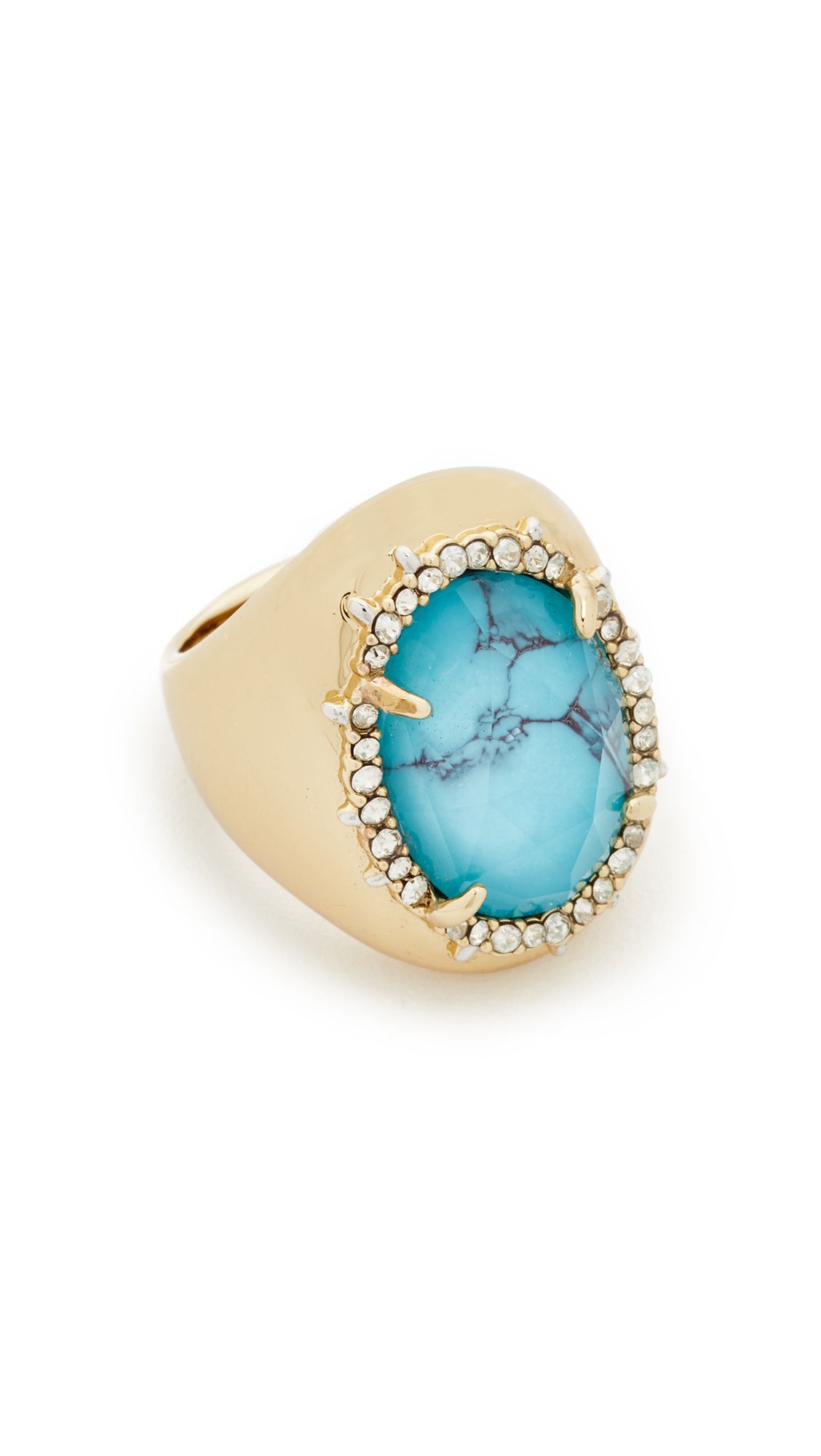 Crystal Encrusted Custom Stone Ring | Shopbop
