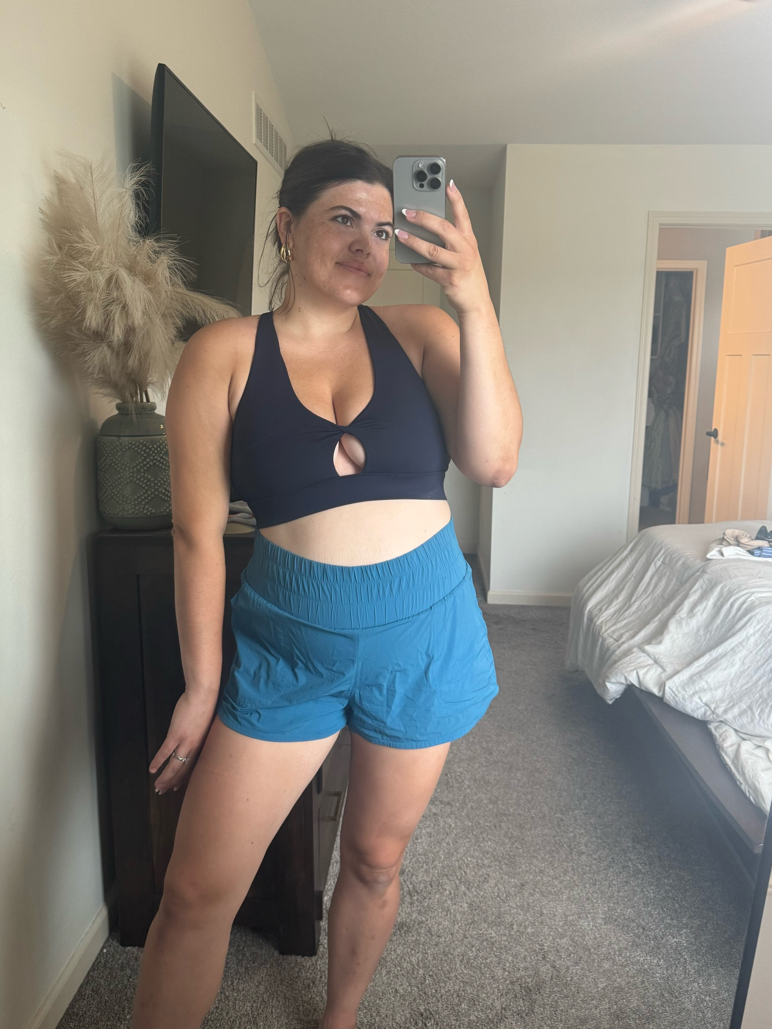 Today’s workout outfit! How cute is this sports bra! I also have the target shorts in multiple colors, I wear a size large. 



#LTKFitness #LTKMidsize #LTKSummerSales