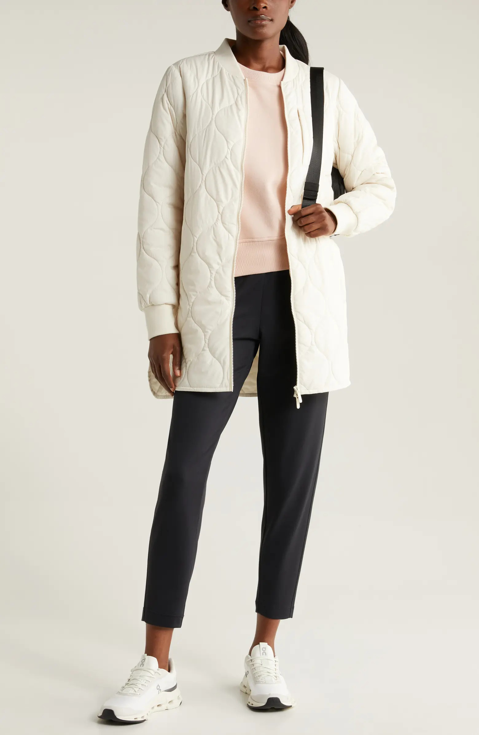 Longline Onion Quilted Bomber Jacket | Nordstrom