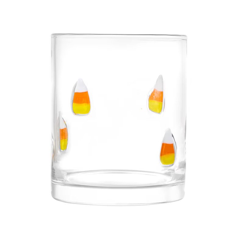 Thyme & Table 12 fl oz Halloween Candy Corn Charm Drinking Glasses, Set of 2 | Walmart (US)