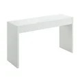 Covenience Concepts Oxford Console Table with Shelf, Barnwood/Black | Walmart (US)