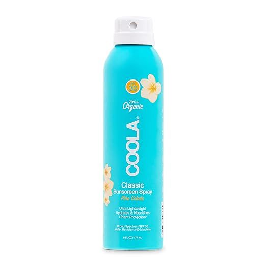 COOLA Organic Sunscreen SPF 30 Sunblock Spray, Dermatologist Tested Skin Care for Daily Protectio... | Amazon (US)