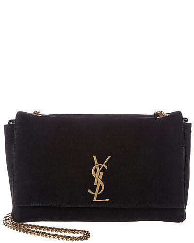 Saint Laurent Kate Reversible Leather & Suede Shoulder Bag | Gilt