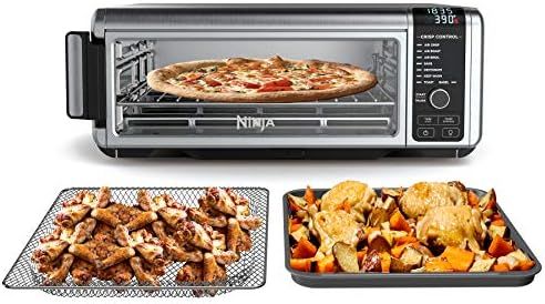 Ninja SP101 Foodi 8-in-1 Digital Air Fry, Large Toaster Oven, Flip-Away for Storage, Dehydrate, K... | Amazon (US)