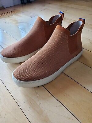 Rothy's The Chelsea Womens 9.5 Ankle Boot Recycled KNIT WORN  ONCE | eBay US
