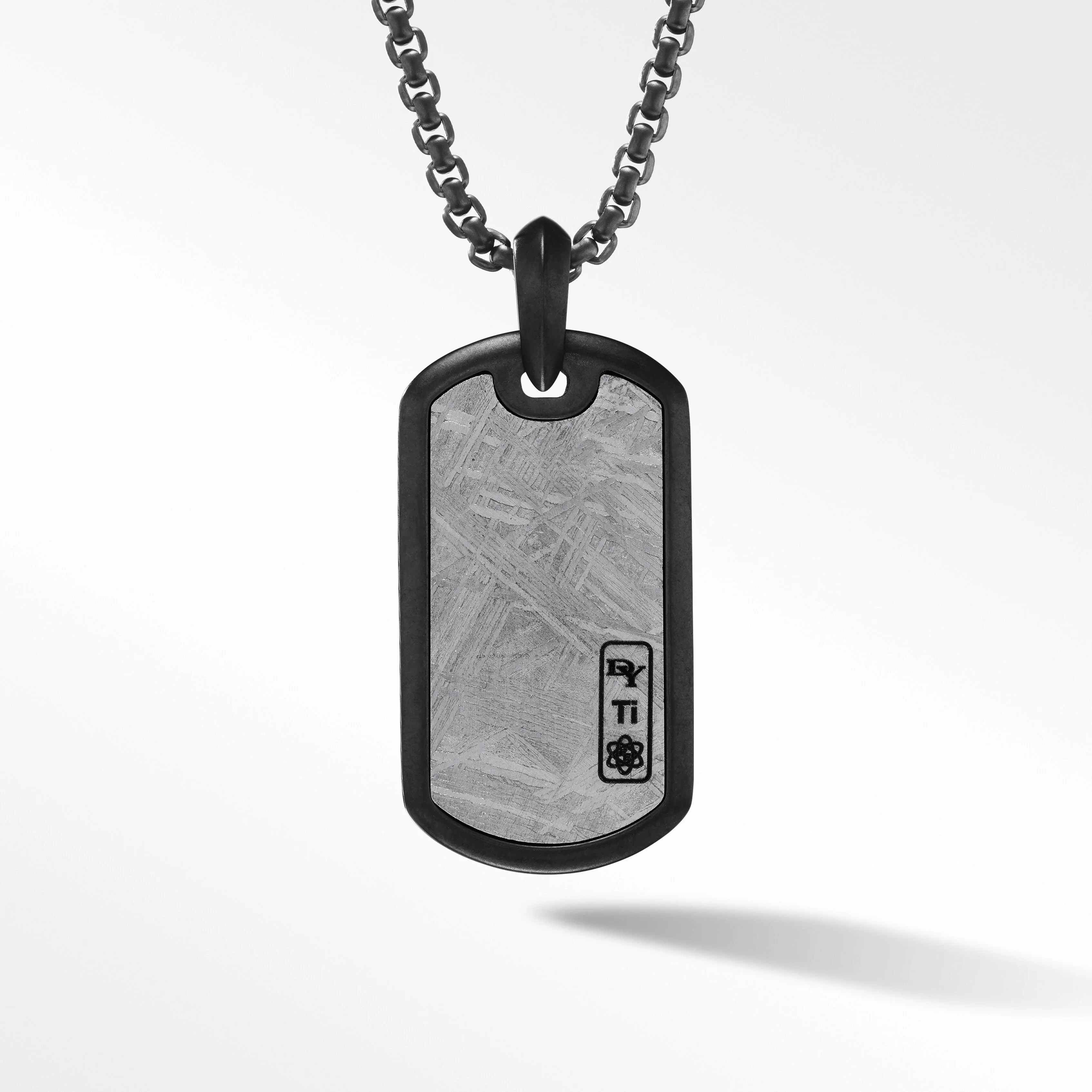 David Yurman | Meteorite Tag in Black Titanium | David Yurman