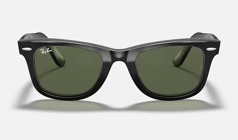 Lenses:    Green Classic G-15   +   Frame:  Black | Ray-Ban (EU)