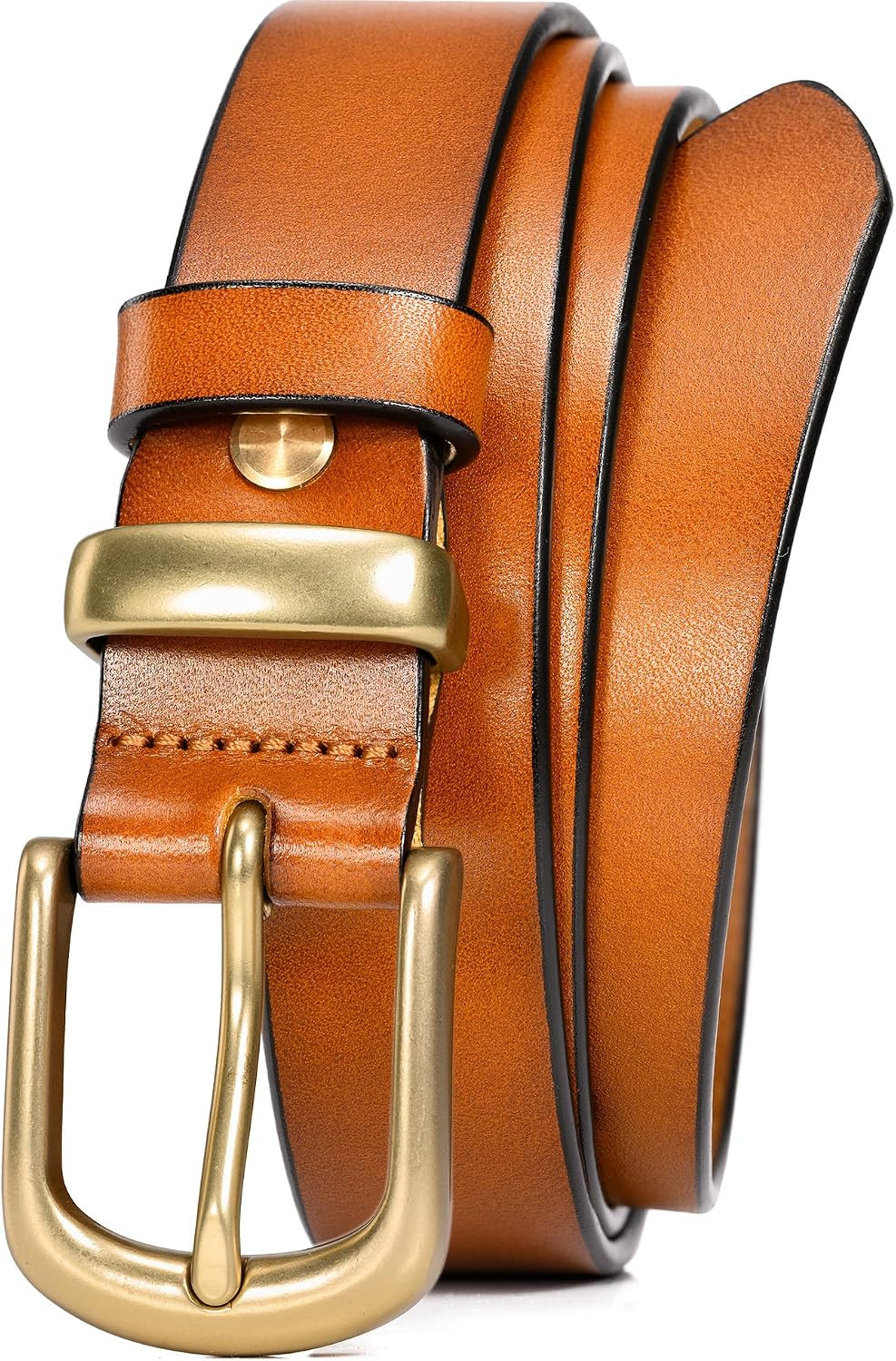 WOLFANT 1.1" Womens Belts for Jeans,100% Italian Full Grain Real Leather | Amazon (US)