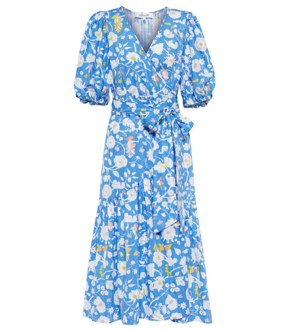 Elektra floral cotton wrap dress | Mytheresa (US/CA)