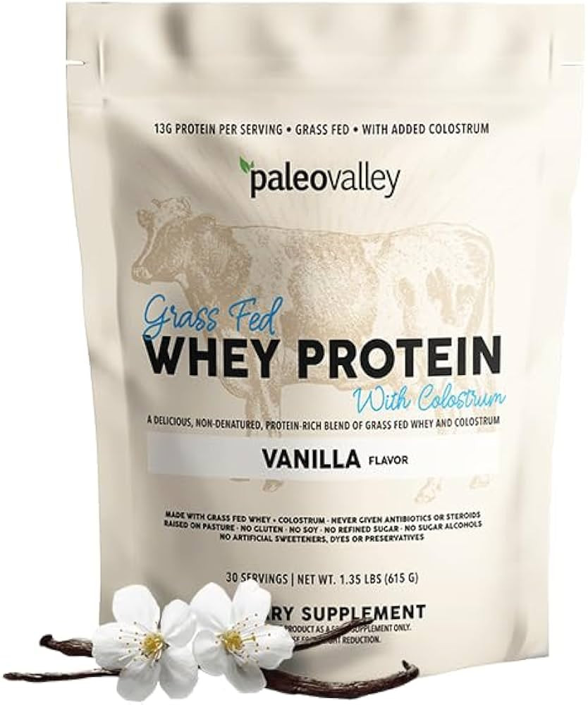 Paleovalley 100% Grass Fed Whey Protein | Amazon (US)
