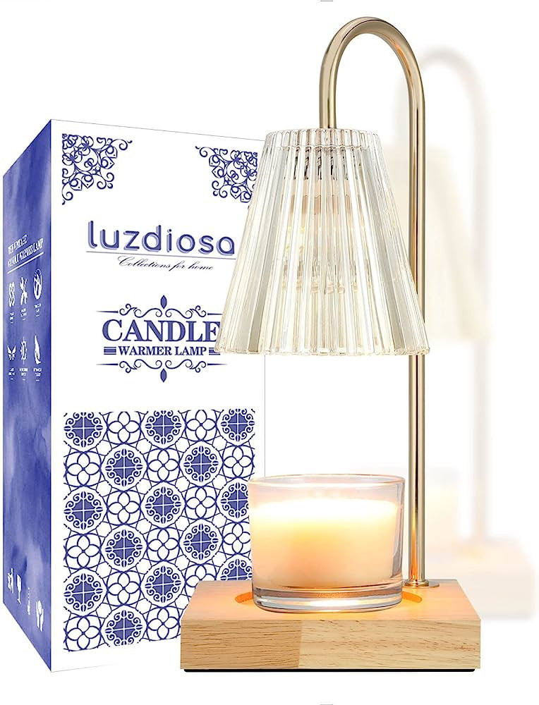 luzdiosa Candle Warmer Lamp with 2 Bulbs Compatible with Jar Candles Vintage Electric Candle Lamp... | Amazon (US)