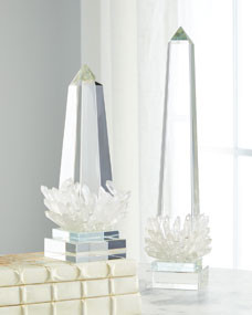 Small Crystal Obelisk | Horchow