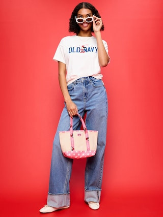 Old Navy x Disney Minnie Mouse Small Tote Bag | Old Navy (US)