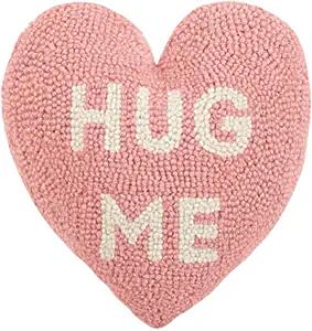 Peking Handicraft 30JES1588C10HT Hug Me Heart Shape Hook Pillow, 10-inch Length | Amazon (US)